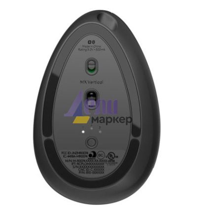 Мишка Logitech MX Vertical Advanced Ergonomic Mouse - Graphite