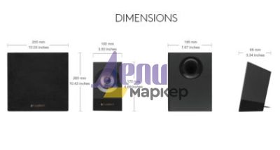Аудио система Logitech 2.1 Speakers Z533, 120W Black