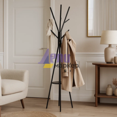 Закачалка за дрехи MALA - черна