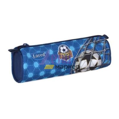 Несесер Lared Футбол Без пълнеж, цилиндър с един цип 21.5x6x6 cm