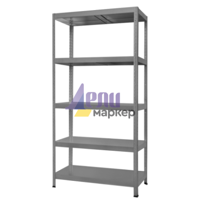 Метален стелаж HARD 180x100x40 см, до 130 кг на рафт  - сив