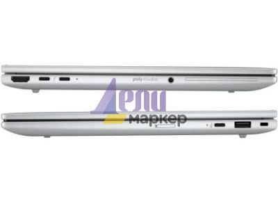 Лаптоп HP EliteBook 8 G1i AI 13" Pike Silver, Ultra 7-255U(up to 5.2GH/12MB/12C), 13.3" WUXGA AG 400nits, 32GB On-board, 1TB PCIe SSD, WiFi 7 + BT 5.4, Backlit Kbd, FPR, Smart Card Reader, 3C Batt, Win 11 Pro, 3Y Offsite