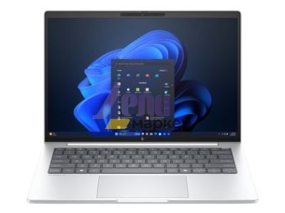 Лаптоп HP EliteBook 8 G1i AI 14" Glacier Silver, Ultra 7-255U(up to 5.2GH/12MB/12C), 14" WUXGA AG 300nits, 32GB 5600Mhz 1DIMM, 1TB PCIe SSD, WiFi 7 + BT 5.4, Backlit Kbd, FPR, Smart Card Reader, 3C Batt, Win 11 Pro, 3Y Offsite