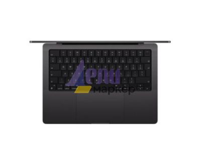 Лаптоп Apple 14-inch MacBook Pro: Apple M4 chip with 10-core CPU and 10-core GPU, 24GB, 1TB SSD - Space Black