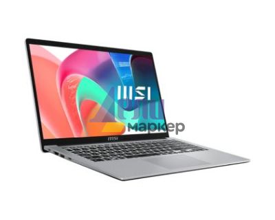 Лаптоп MSI Modern 15 F13MG, i5-1334U (10C/12T, up to 4.60 GHz, 12 MB) , 15.6" FHD (1920x1080), IPS-Level, Iris Xe Graphics, 16GB DDR4 2x8 (3200MHz), 512GB PCIe Gen4x4 SSD, Intel Wi-Fi 6E, BT v5.3, Backlit KBD White, Copilot Key, 3 cell, Platinum Gray, NO