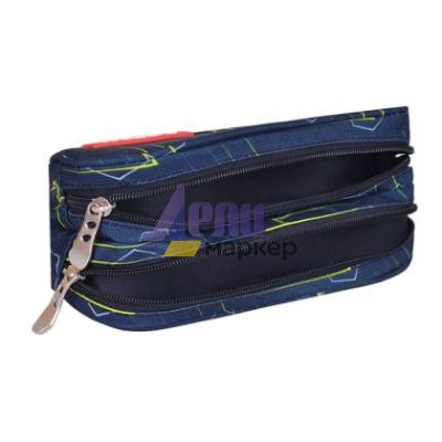 Несесер Lared Denim Urban Без пълнеж, двоен с два ципа 20.5x7x9 cm