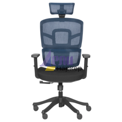 Ергономичен стол Carmen 7582 - син-черен