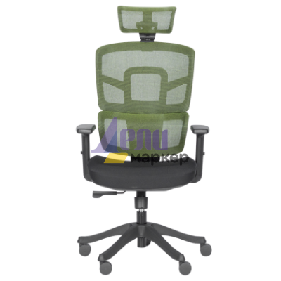 Ергономичен стол Carmen 7582 - зелен-черен