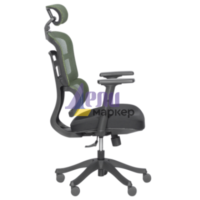 Ергономичен стол Carmen 7582 - зелен-черен
