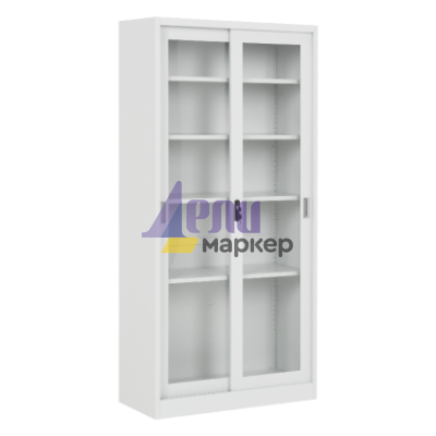 Метален шкаф Carmen CR-1002 GR - сив