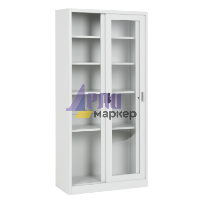 Метален шкаф Carmen CR-1002 GR - сив