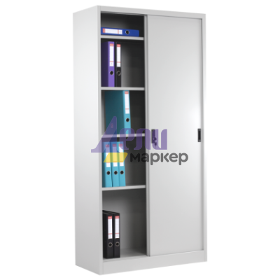 Метален шкаф Carmen CR-1266 L - сив