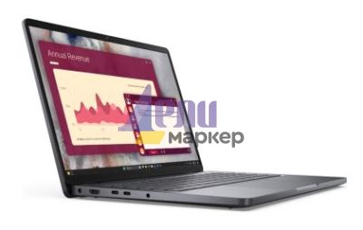 Лаптоп Dell Pro 14 PC14250, Intel Ultra 7 255U (12 TOPS NPU, 12 cores, up to 5.2 GHz), 14" FHD+(1920x1200) 300nits AG, 32 GB: 1x32 GB, DDR5, 5600 MT/s, 512 GB SSD, Intel Graphics, FHD HDR IR Cam and Mic, Wi-Fi 6E, FPR, Backlit Kb, Win 11 Pro, Platinum sil