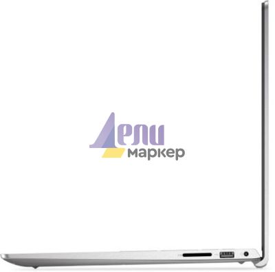 Лаптоп Dell 15 DC15250, Intel Core i5-1334U (10 cores, up to 4.60 GHz), 15.6" FHD (1920x1080) 120Hz WVA AG, 16GB: 1x16GB, DDR4, 3200 MT/s, 1TB M.2 PCIe NVMe, Intel UHD Graphics, FHD RGB cam, Wi-Fi 6, FPR, Backlit, Ubuntu, Platinum Silver (Aluminum), 3Y PS