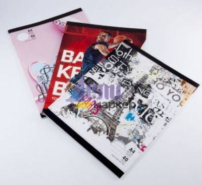 Тетрадка Multiprint Меки корици, А4 40 л. с широки редове