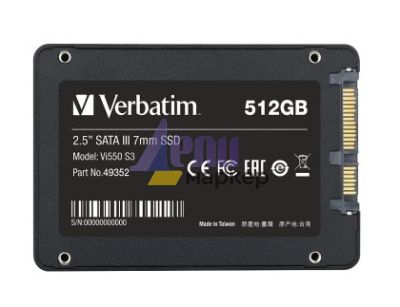 Твърд диск Verbatim Vi550 S3 2.5" SATA III 7mm SSD 512GB