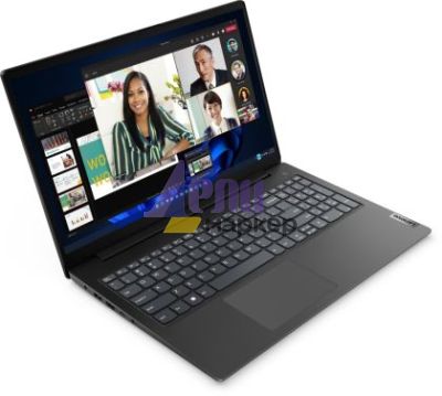 Лаптоп Lenovo V15 G4 AMD Ryzen 7 7730U (up to 4.5GHz, 16MB), 16GB (8+8) DDR4-3200, 512GB SSD, 15.6" FHD (1920x1080) IPS AG, AMD Radeon Graphics, WLAN, BT, HD 720p Cam, 2 cell, Black, DOS, 3Y CCI