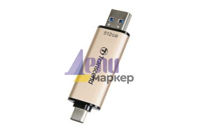 Памет Transcend 512GB, USB3.2, Pen Drive, TLC, High Speed, Type-C