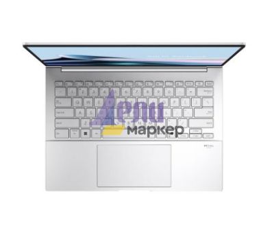 Лаптоп Asus Zenbook UX3405CA-PZ067X,Intel Ultra 9  285H 2.9 GHz (24MB Cache, up to 5.4 GHz, 16 cores, 16 Threads), 14.0 OLED WQXGA+(WQ+) 2880X1800 16:10 Bend+400nits, Touch , LPDDR5X 32GB ( 32GB LPDDR5X on board ),1TB  SSD G4, Windows 11 PRO, Foggy Silver