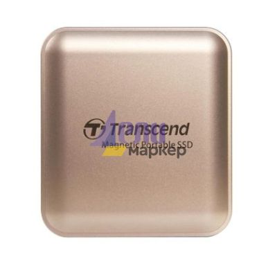 Твърд диск Transcend 1TB, External SSD, ESD420G, USB 20Gbps, Type C, Magsafe, Champagne Gold