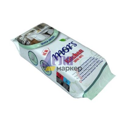Мокри кърпи Mors Kitchen, 60 бр. в плик