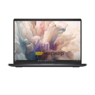 Лаптоп Dell Pro 14 Premium PA14250, Intel Ultra 7 268V vPro (48 TOPS NPU, 8 cores, up to 5.0 GHz), 14, FHD+, 400 nits, 100% sRGB, 32 GB: LPDDR5x, 8533 MT/s (onboard), 512 GB TLC SSD, Intel Arc graphics, 8MP HDR + IR Cam, Wi-Fi 7, Backlit Kb, Ubuntu, 3Y PS