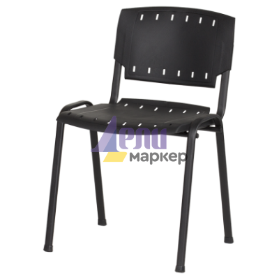 Посетителски стол Prizma - черен