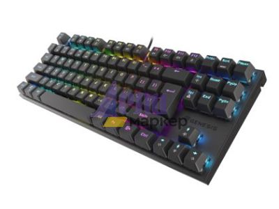Клавиатура Genesis Mechanical Gaming Keyboard Thor 303 TKL RGB Backlight Red Switch US Layout Black