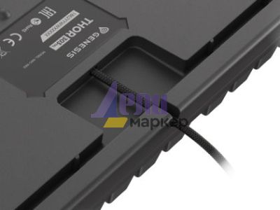 Клавиатура Genesis Mechanical Gaming Keyboard Thor 303 TKL RGB Backlight Red Switch US Layout Black