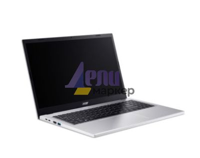 Лаптоп Acer Aspire Go 15, AG15-41P-R1QC, AMD Ryzen 7 7735HS,(up to 4.75GHz, 16MB), 15.6" FHD (1920x1080) IPS SlimBezel LCD, 1*16GB DDR5 5600MHz (1 slot free), 512GB PCIe NVMe SSD, AMD Radeon 680M, HD Cam, WiFi 6E, BT 6E, Kbd, No OS, Pure Silver