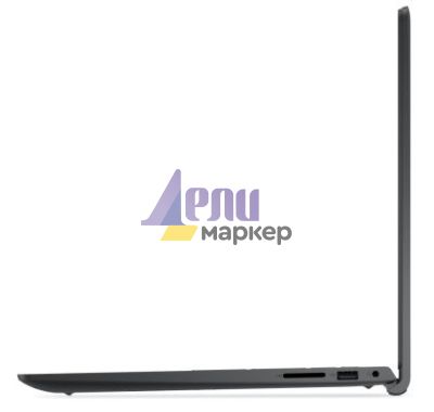 Лаптоп Dell 15 DC15250, Intel Core i5-1334U (10 cores, upto 4.60 GHz), 15.6" FHD (1920x1080) 120Hz 250 nits WVA AG, 8GB, 1x8GB, DDR4, 2666MHz, 512GB M.2 PCIe, Intel UHD Graphics, Wi-Fi 6, BG Keyboard, Ubuntu, Carbon Black (Plastic), 3Y PS