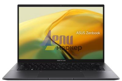Лаптоп Asus Zenbook UM3402YAR-KP731W, AMD Ryzen 7 7730U (8-core/16-thread, 16MB cache, up to 4.5 GHz ),  14.", WQXGA (2560 x 1600) 16:10, DDR4 16GB(ON BD.), 1TB PCIEG3 SSD, TPM, Num Pad, Windows 11, Jade Black