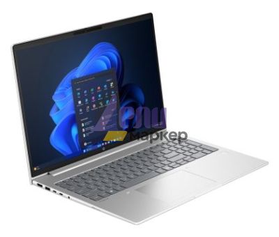 Лаптоп HP ProBook 4 G1a AI 16" Pike Silver, Ryzen 7 250(up to 5.1GHz/16MB/8C), 16" WUXGA AG 300nits, 16GB 5600Mhz 1DIMM, 512MB PCIe SSD, WiFi 6E + BT 5.3, FPR, Backlit Kbd, 3C Batt, Win 11 Pro, 3Y Offsite