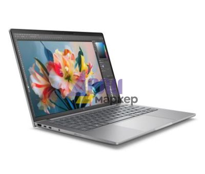 Лаптоп HP ZBook 8 G1i AI 14" Pike Silver, Ultra 7 255H(up to 5.1Ghz/24MB/16C), 14" 2.5K AG 400nits 120Hz, 32GB 6400Mhz 2DIMM, 1TB PCIe SSD, WiFi 7+BT 5.4, FPR, Smart Card Reader, NVIDIA RTX 500 Ada 4GB, Backlit Kbd, 8C Batt, Win 11 Pro, 3Y Offsite