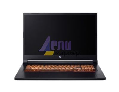 Лаптоп Acer Nitro V17, ANV17-41-R6Q7, AMD Ryzen R7 260 AI ( up to 5.1GHz, 16MB), 17.3" FHD(1920x1080)IPS 144Hz, 1*16GB DDR5 (1 slot free), 1024GB PCIe NVMe SSD, NVIDIA GeForce RTX 4050 6GB GDDR6, Wi-Fi AX, BT, No OS, Black