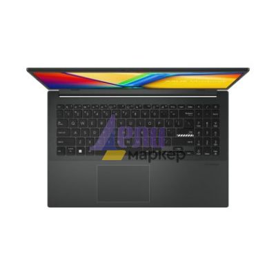 Лаптоп Asus Vivobook Go E1504FA-BQ1867, AMD Ryzen R5-7520U,15.6" FHD (1920x1080),16GB (on bd) DDR5 , 512 GB SSD G3,  AMD Radeon Graphics,Backlit ,Chiclet Keyboard, No OS, Mixed Black