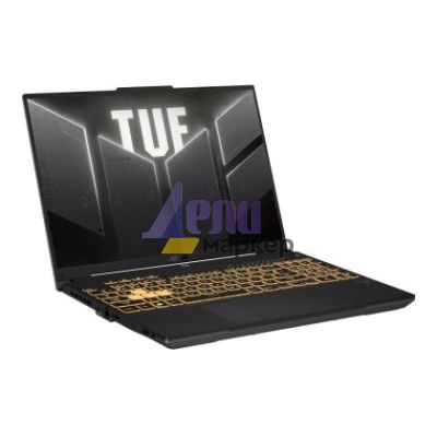 Лаптоп Asus TUF F16  FA607NUG-RL142,AMD Ryzen 7 ( R7 6C H) 16.0  WUXGA(1920X1200) 16:10 Bend+300nits AG,144 Hz,16GB DDR5 4800 Mhz(2*8),1TB M.2 SSD,RTX 4050 6GB GDDR6,Wi-Fi 6(802.11ax),Backlit Chiclet Keyboard 1-Zone RGB, no OS, Mecha Gray