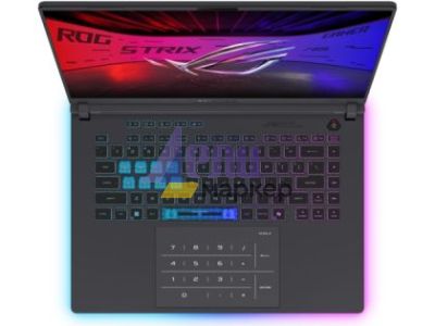 Лаптоп Asus Strix G16 G615JMR-RV063,Intel i7, 14650HX 2.2 GHz (30MB Cache, up to 5.2 GHz, 16 cores,), 16.0  WUXGA 1920X1200 16:10 300nits AG, 165Hz,DDR5 32GB ( 2x16GB DDR5-5200) ,1TB , RTX5060  8GB,Wi-Fi 7 ,Backlit Kbd,Eclipse Gray