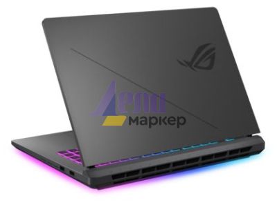 Лаптоп Asus Strix G16 G615JMR-RV063,Intel i7, 14650HX 2.2 GHz (30MB Cache, up to 5.2 GHz, 16 cores,), 16.0  WUXGA 1920X1200 16:10 300nits AG, 165Hz,DDR5 32GB ( 2x16GB DDR5-5200) ,1TB , RTX5060  8GB,Wi-Fi 7 ,Backlit Kbd,Eclipse Gray
