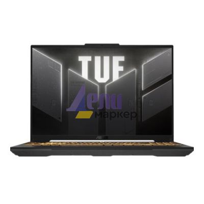 Лаптоп Asus TUF F16  FA607NUG-RL117,AMD Ryzen 7 ( R7 6C H) 16.0  WUXGA(1920X1200) 16:10 Bend+300nits AG,144 Hz,16GB DDR5 4800 Mhz(2*8),512 GB M.2 SSD,RTX 4050 6GB GDDR6,Wi-Fi 6(802.11ax),Backlit Chiclet Keyboard 1-Zone RGB, no OS, Mecha Gray