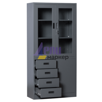 Метален шкаф Carmen CR-1278 E L SAND - графит