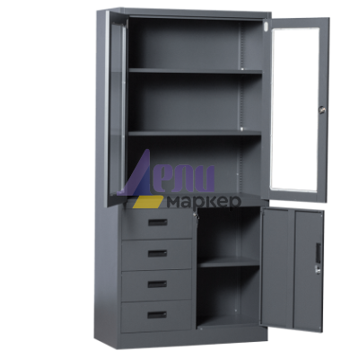 Метален шкаф Carmen CR-1278 E L SAND - графит