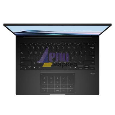 Лаптоп Asus Zenbook UM3406KA-QD024, Ryzen AI 7 350 2.0GHz (24MB Cache, up to 5.0GHz, 8 cores, 16 Threads  up to 50TOPS, 14 " OLED , (1920 x 1200) , 16GB LPDDR5X (on bnd),1TB  SSD, No OS, Jade Black