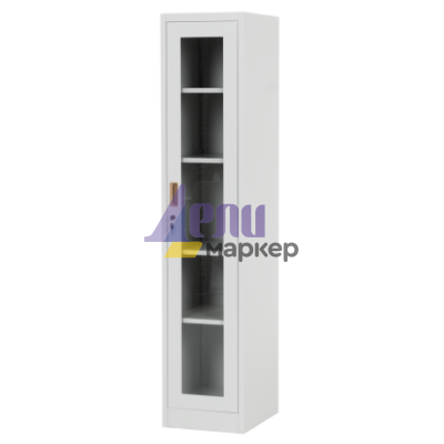 Метален шкаф Carmen CR-1001 L - сив