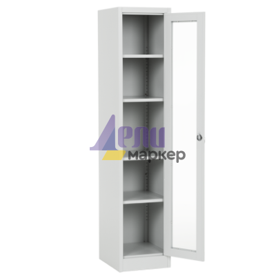 Метален шкаф Carmen CR-1001 L - сив