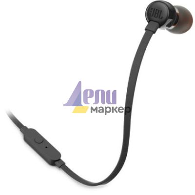 Слушалки JBL T110 BLK In-ear headphones
