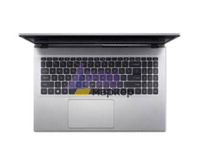 Лаптоп Acer Aspire Go 15, AG15-42P-R0NA, AMD Ryzen 5 7430U (up to 4.30GHz, 16MB), 15.6" FHD (1920x1080) IPS, 16GB DDR4 (1 slot free), 512GB SSD, AMD Radeon, HD Cam, WiFi, BT 5.2, no OS, 1.78kg, Pure Silver