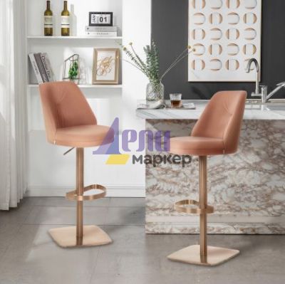 Бар стол HAUNA - розов RG