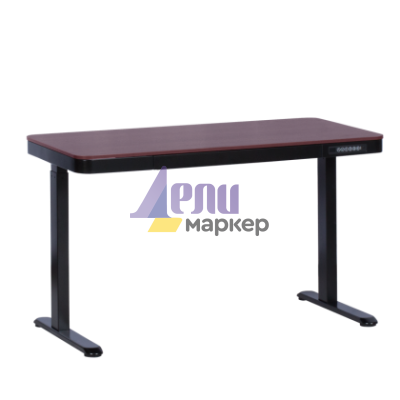 Ергономично регулируемо бюро Carmen CR-118 E - махагон-черен