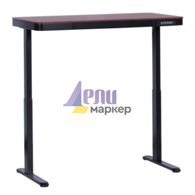 Ергономично регулируемо бюро Carmen CR-118 E - махагон-черен